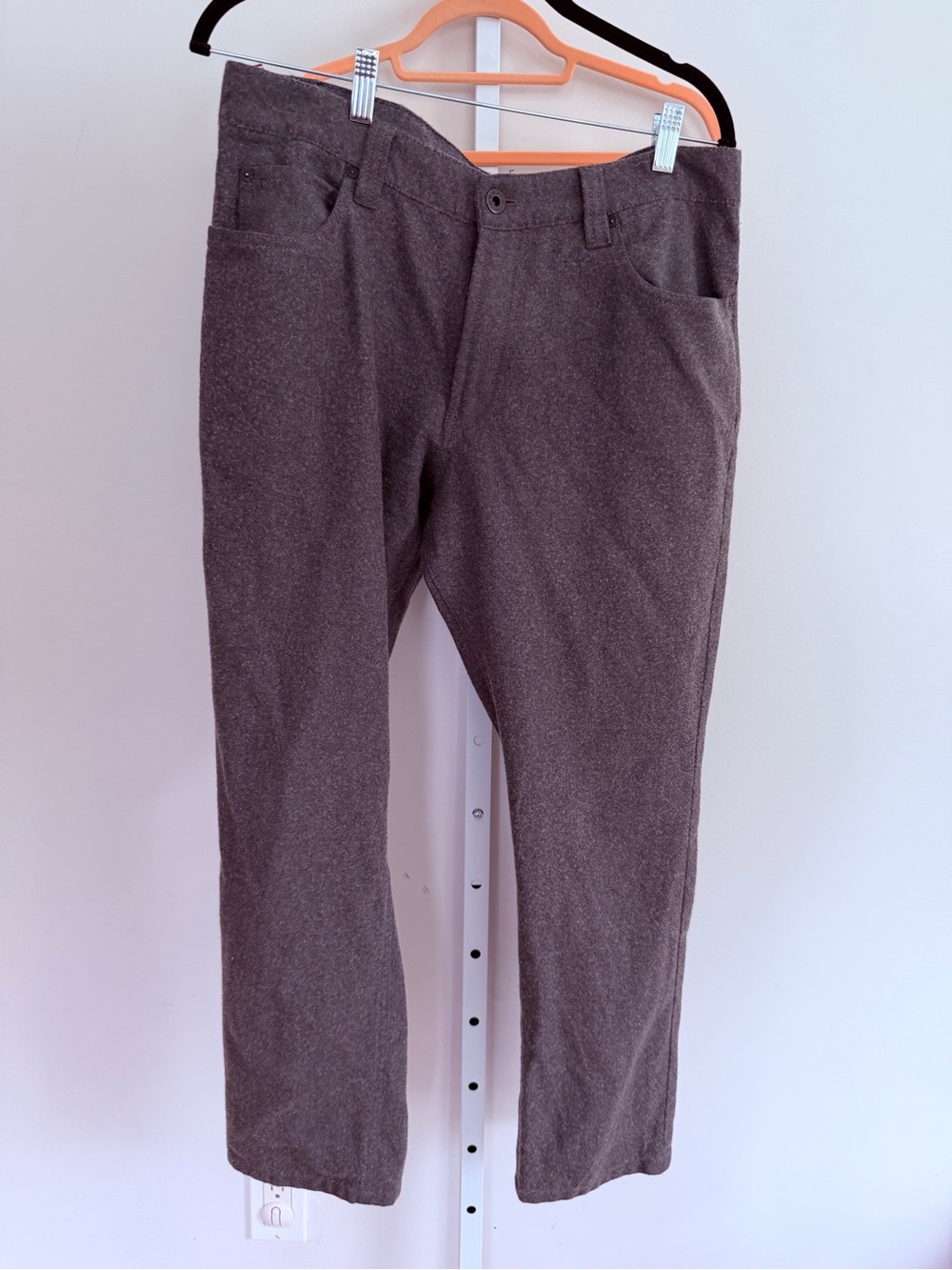 BUGATCHI slim fit PANTS IN DARK GREY size 36 t